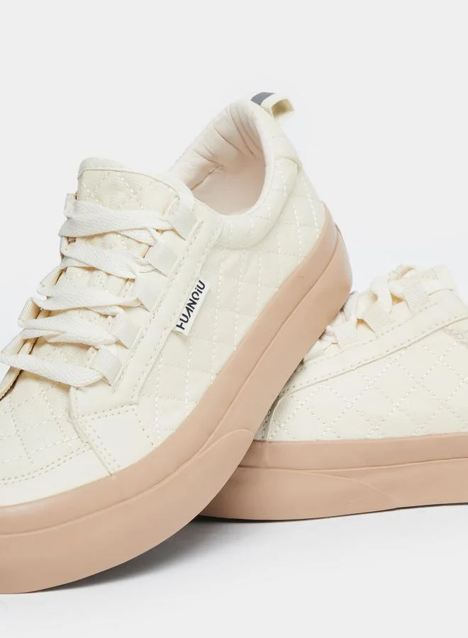 Styli Styli Women Quilted Look Sneakers