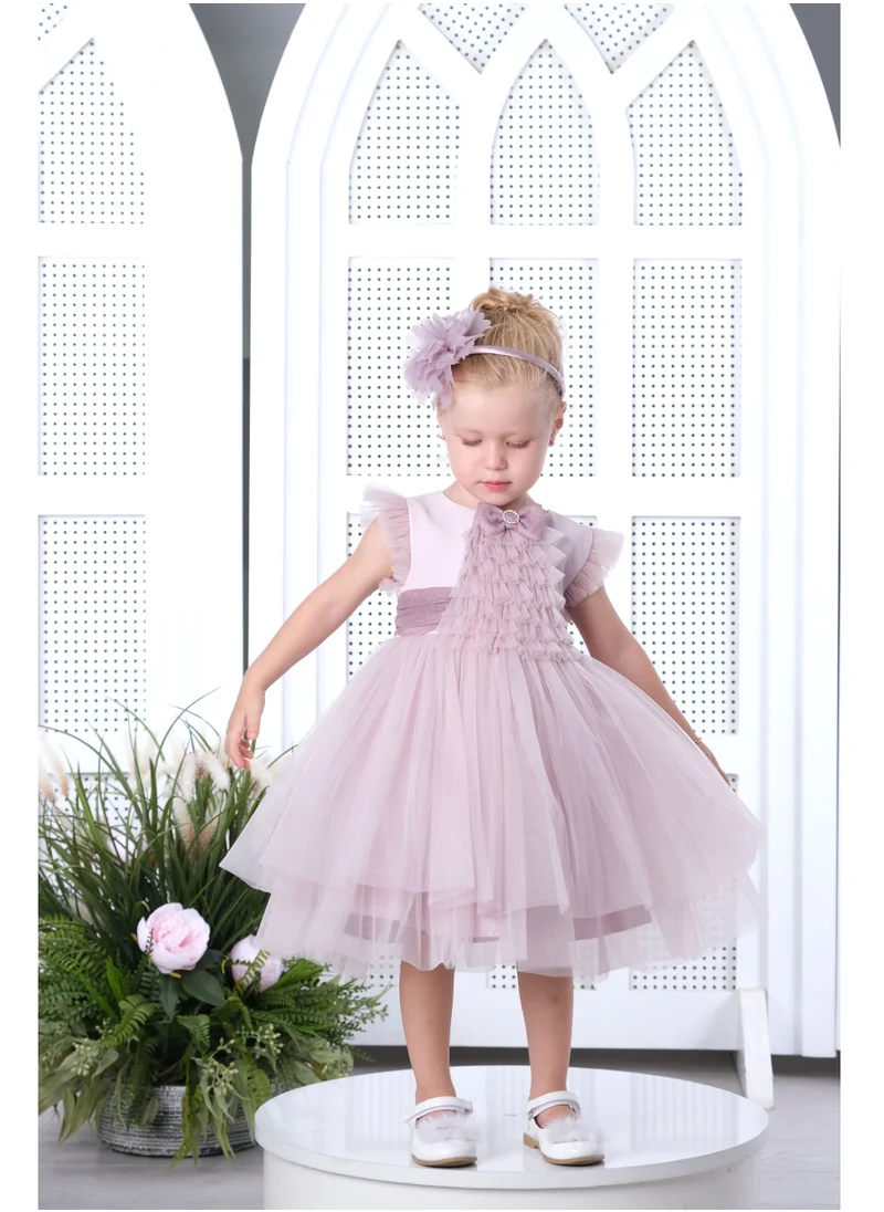 VIA BAMBINO Flower Girls Dress Lilac 3175