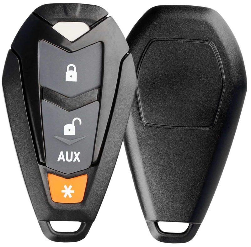 KeylessOption Keyless Entry Remote Control Starter Car Key Fob Case Shell Outer Cover Button Pad for Viper EZSDEI7141 474V - Image 2