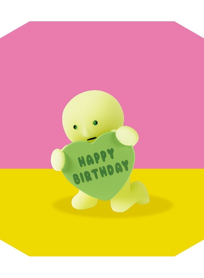 Smiski Birthday Series Collectible Figure - Glow-in-the-Dark Mystery Blind Box Cute Desk & Room Décor - Image 4
