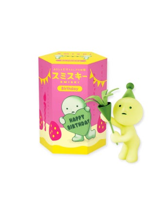 Smiski Birthday Series Collectible Figure - Glow-in-the-Dark Mystery Blind Box Cute Desk & Room Décor - view 2