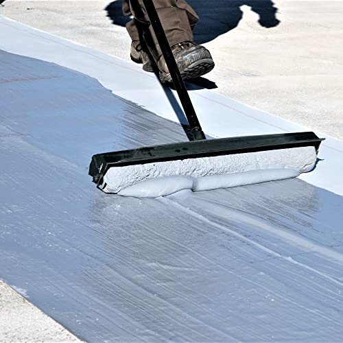 AMES SEB1 Elasto-Barrier Adhesive Base Coat-1 Gallon, Gray Primer Perfect for RV, Wood, Roofs and More-Expands and Contracts 1200% -Made in The USA, Grey Liquid Rubber - Image 5