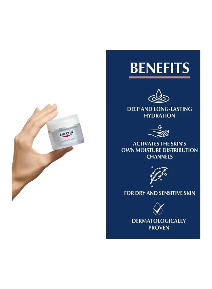 Eucerin Aquaporin Active Light Moisturizer Cream for Normal to Combination Skin, 50ml - Image 3
