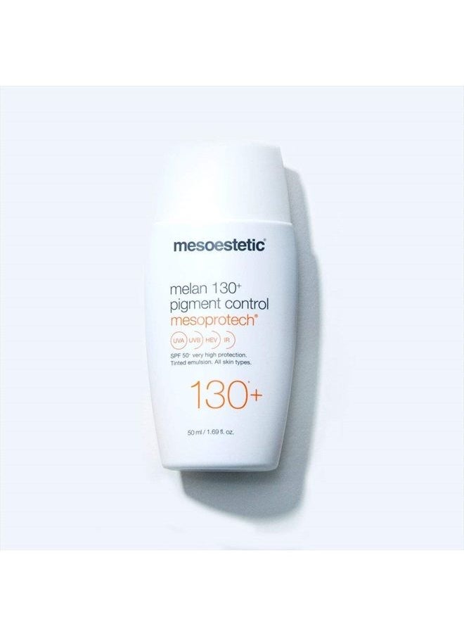 mesoestetic - Mesoprotech Melan SPF 130+ Pigment Control-Protects Skin against UVB, UVA, HEV, IR-Facial Sunblock - Image 1