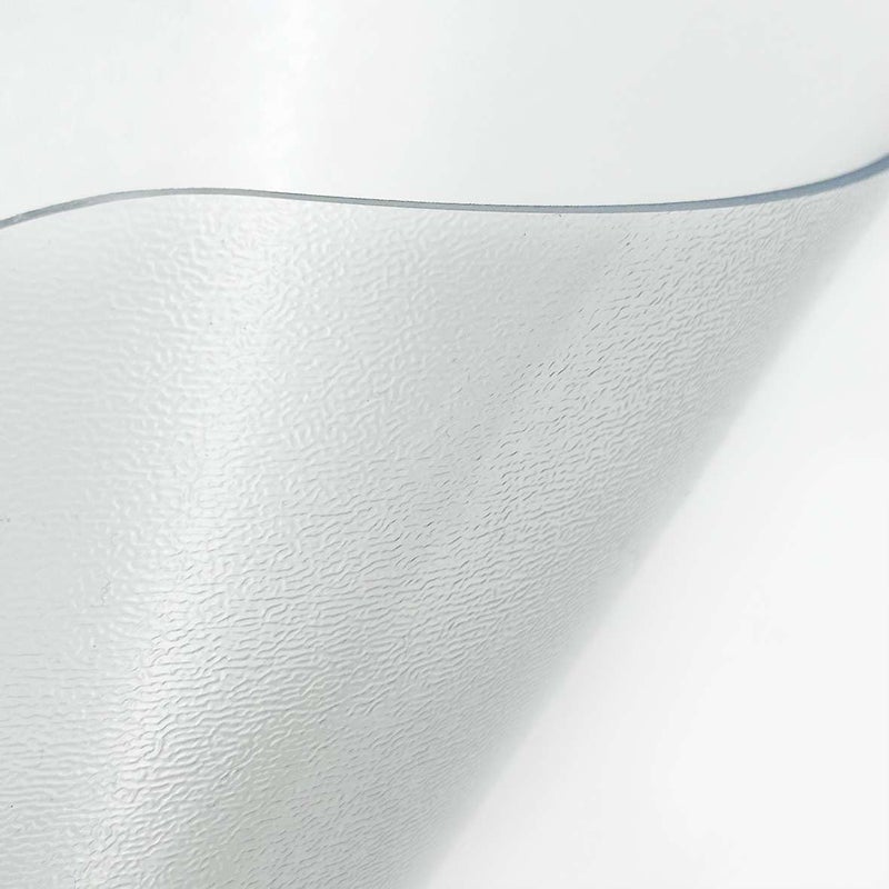 Nicoman حصيرة مكتب غير لامعة، واقي مكتب من PVC غير قابل للانزلاق بحواف مستديرة، مقاومة للحرارة ومقاومة للماء - 70×35 سم (2.3×1.15 قدم) - شبه شفافة - Image 4