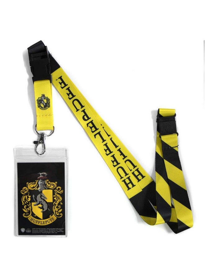 أتا-بوي هاري بوتر حامل شارة الحبل Hufflepuff Crest Lanyards لشارات الهوية هاري بوتر الهدايا والبضائع... - Image 1