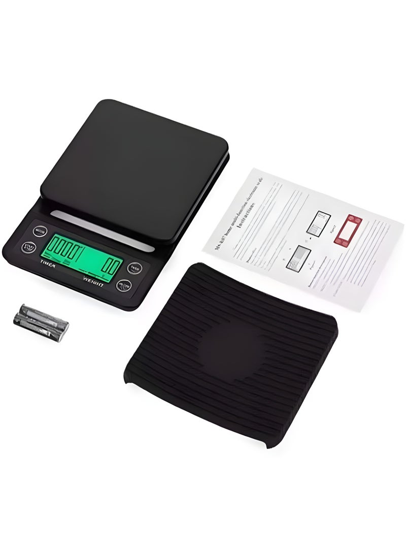 Precision Electronic Kitchen Scale with Timer - Image 4