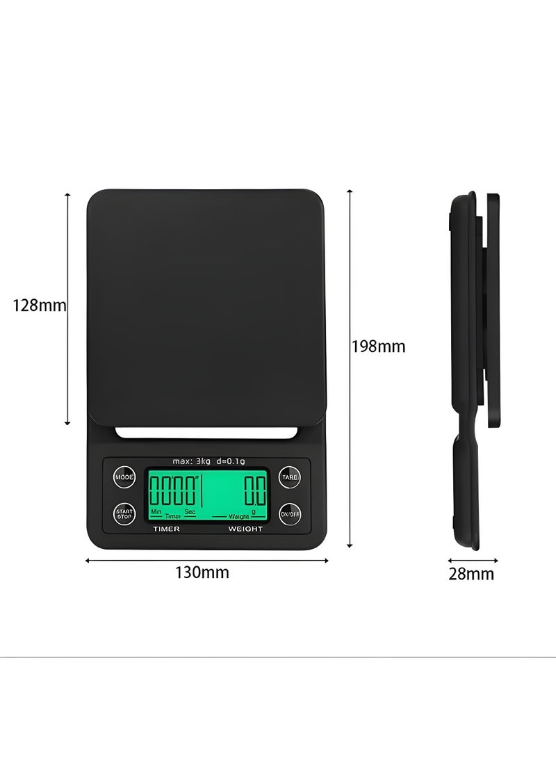 Precision Electronic Kitchen Scale with Timer - Image 5
