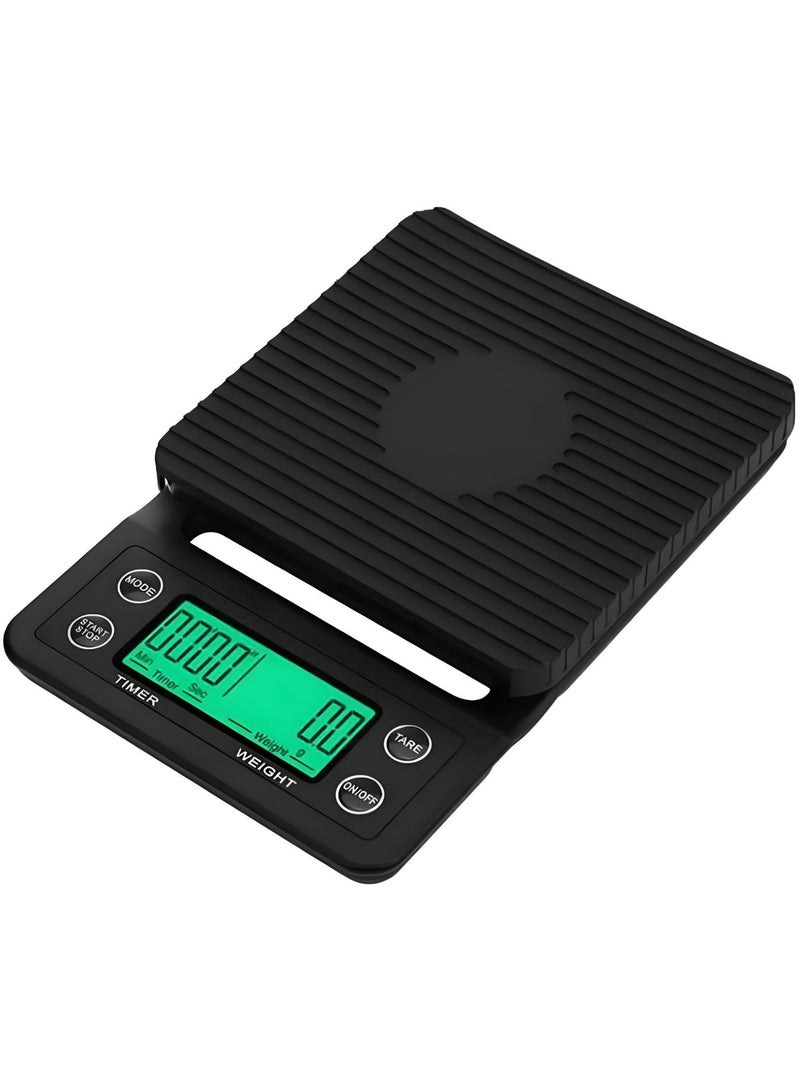 Precision Electronic Kitchen Scale with Timer - Image 1