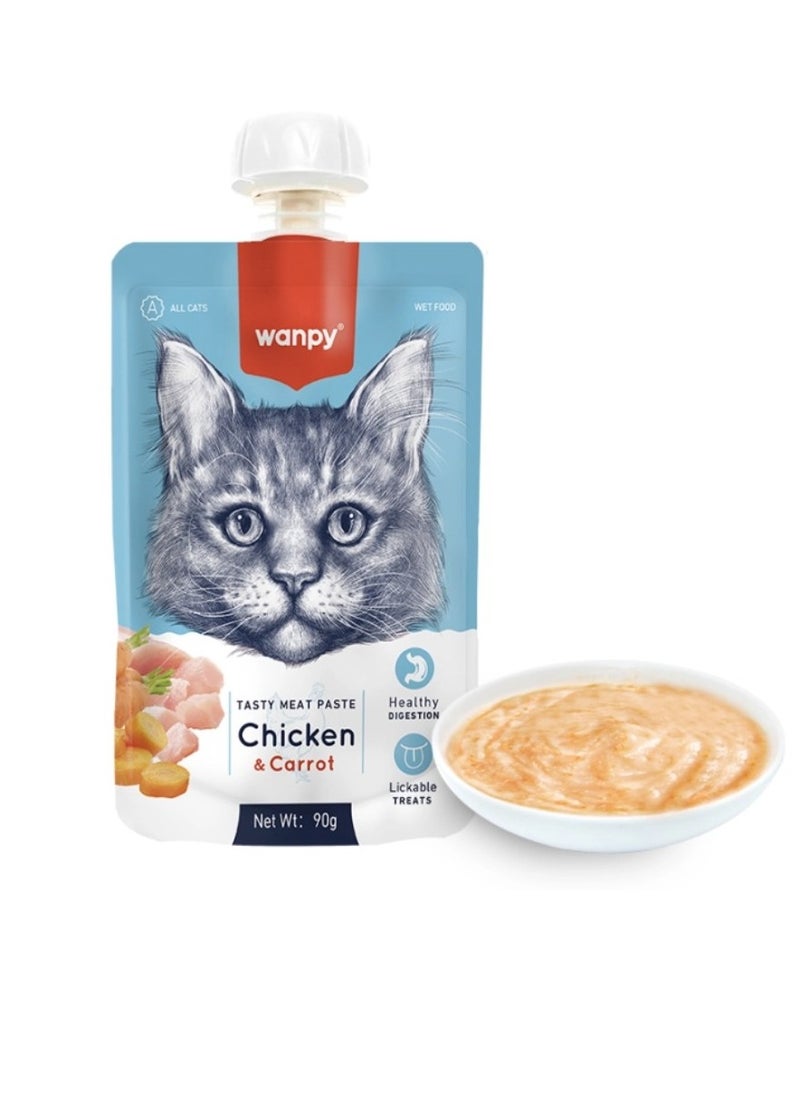 Wanpy Wanpy tasty meat chicken carrot 90g  - Image 1
