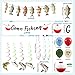 KDPATFAV Gone Fishing Party Decorations Kit Include Hanging Banner Swirl Balloons Gone Fishing - Image 4