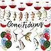 KDPATFAV Gone Fishing Party Decorations Kit Include Hanging Banner Swirl Balloons Gone Fishing - Image 2