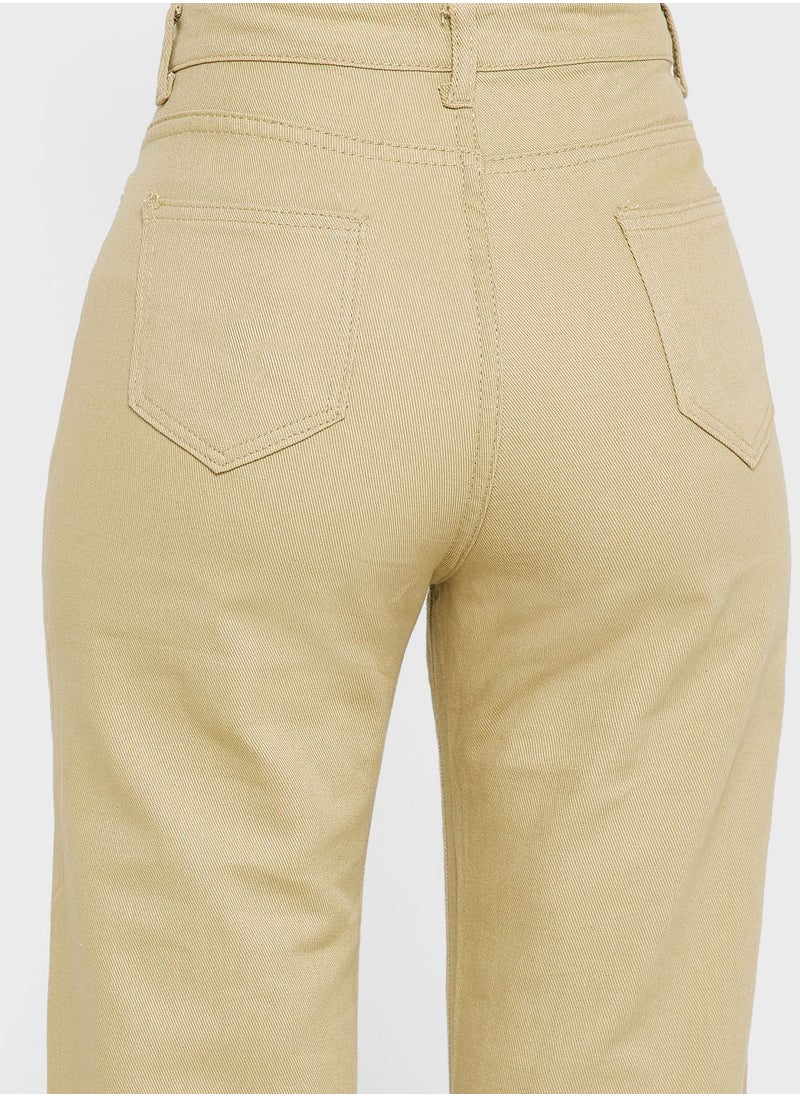 Ginger - Wide Leg Colored Jeans - Image 1