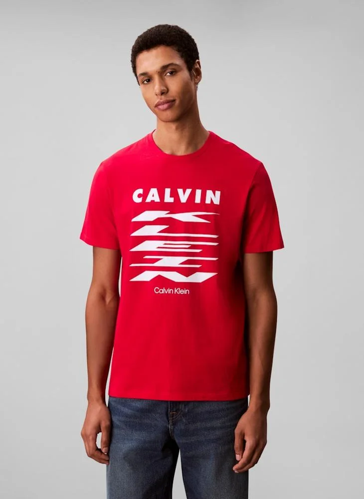 Calvin Klein Jeans 30S Graphic Crew Neck T-Shirt