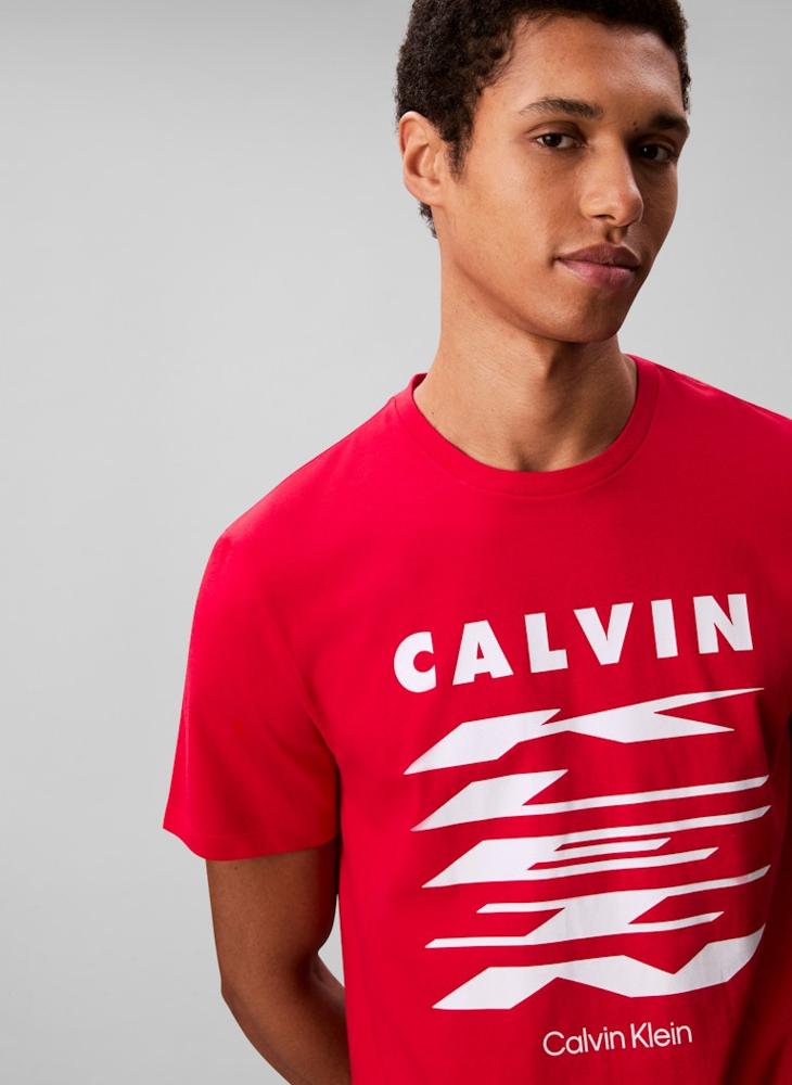 Calvin Klein Jeans 30S Graphic Crew Neck T-Shirt - Image 4