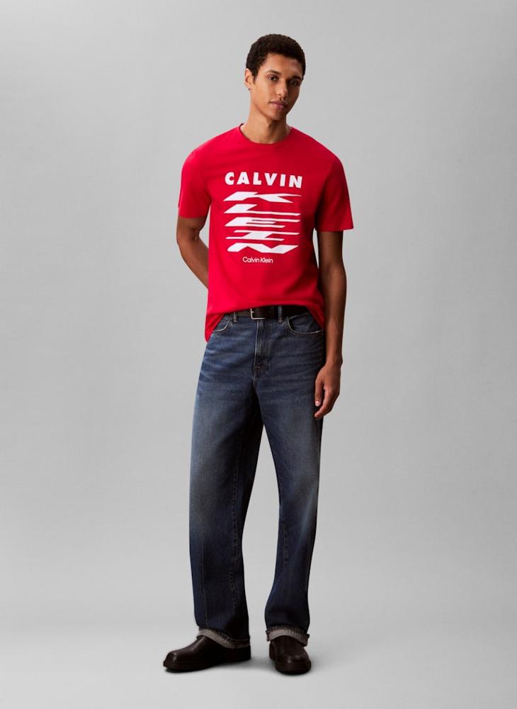 Calvin Klein Jeans 30S Graphic Crew Neck T-Shirt - Image 5