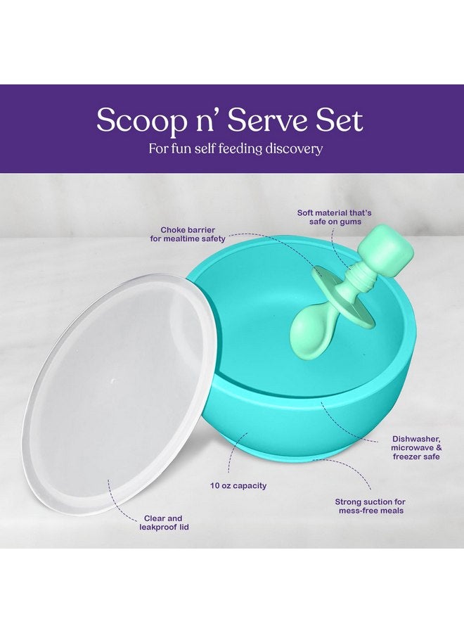 SPERRIC Suction Bowl with Lids and Spoons, Extra Strong Baby Suction Bowls, Baby Bowls 0-6 Months, Infant Babies & Toddler, BPA Free Baby Bowls, Silicone Baby Feeding Set, Baby Feeding Essentials - Image 4