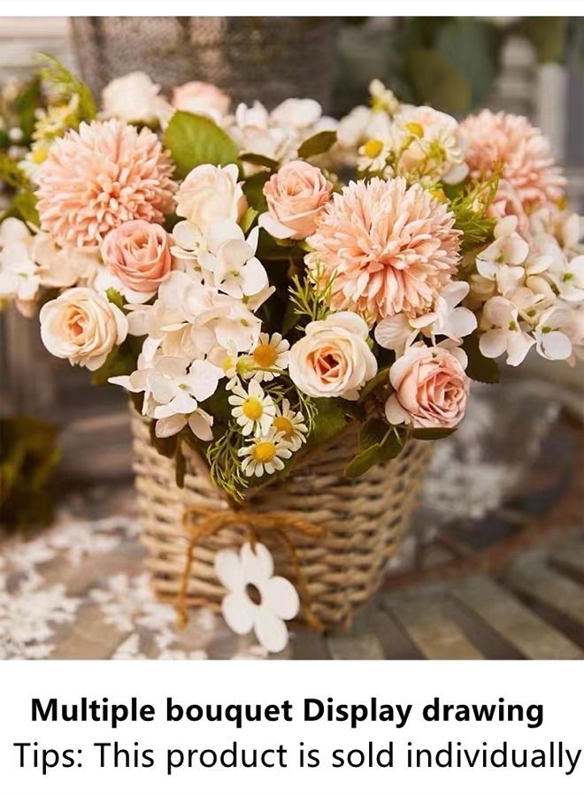 Kutis 1- Bundle Artificial Chamomile Bouquet/Chamomile Plastic Fake Flower Suitable For Home Wedding Party Decoration 28 cm - Image 1