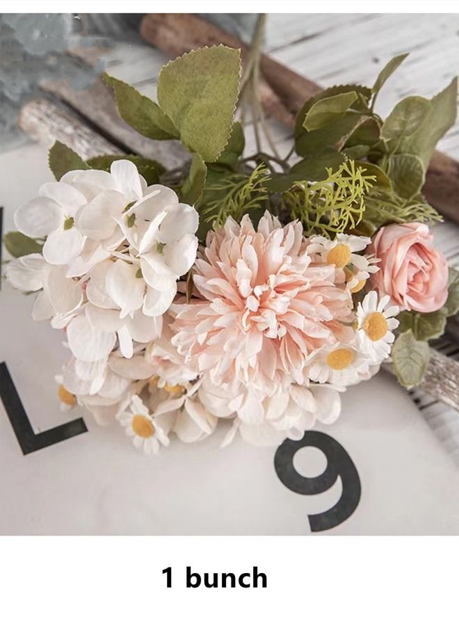 Kutis 1- Bundle Artificial Chamomile Bouquet/Chamomile Plastic Fake Flower Suitable For Home Wedding Party Decoration 28 cm - Image 4