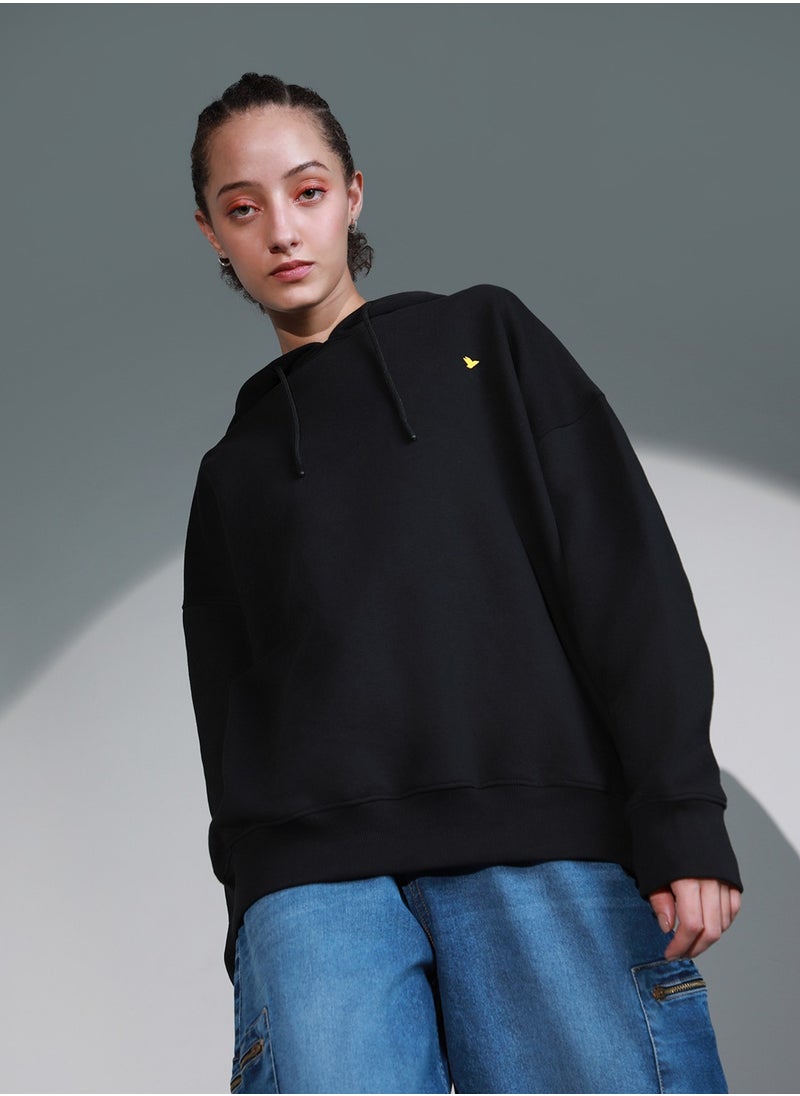 Hubberholme Black Sweatshirt For Women  - Image 2