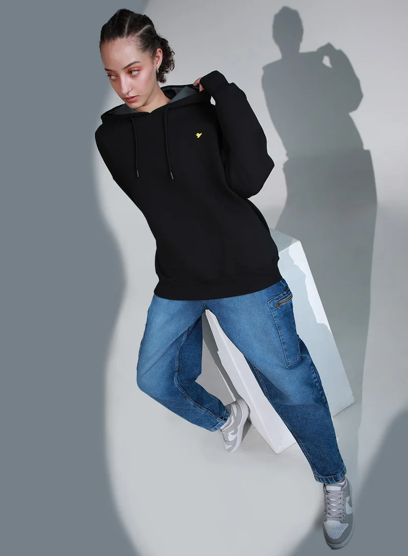 Hubberholme Black Sweatshirt For Women