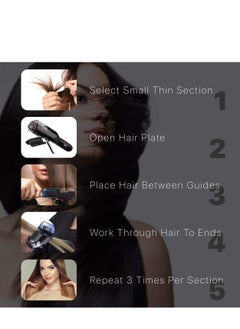 General Hair Cutter Fix Automatic Split End Remover for Treatment of Frizzy, Dry, Damaged, Colored, Broken, Curly, Straight or Bleached Hair Types, Women Beauty Hair Styling Tool  - Image 5
