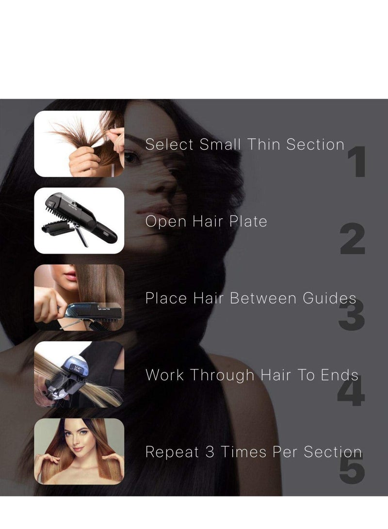 general Hair Cutter Fix Automatic Split End Remover for Treatment of Frizzy, Dry, Damaged, Colored, Broken, Curly, Straight or Bleached Hair Types, Women Beauty Hair Styling Tool - Image 5