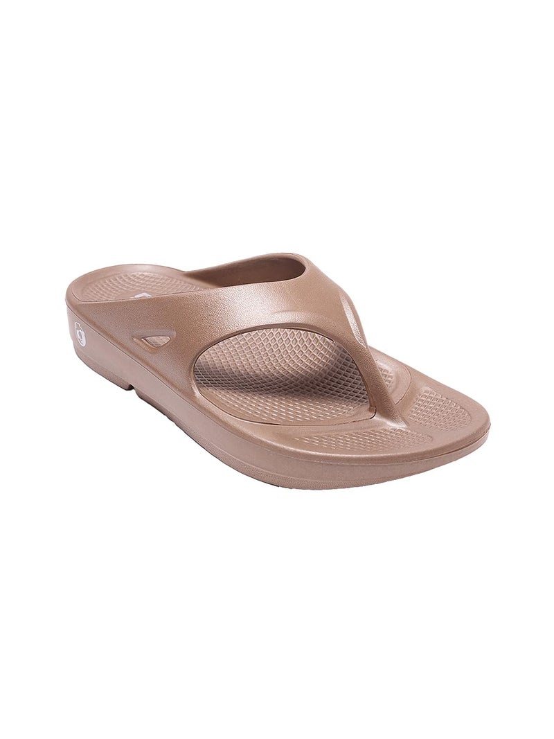 NEOZ Ultra Soft Women's Slippers with Cushion FootBed for Adult | Comfortable & Light Weight| Stylish & Anti-Skid| Waterproof & Everyday Flip Flops for Ladies/Girls, W-CLASSIC-BRONZO_7 - Image 1