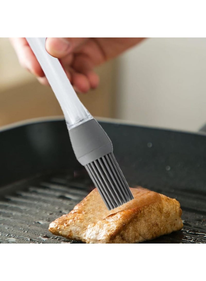 SYOSI Silicone Oil Brush,Basting Pastry Brush for BBQ Grilling Baking, Heat Resistant Spread Oil Butter Sauce for Cooking, for Kitchen Gadget Home Outdoor Use (2 Pcs) - Image 5