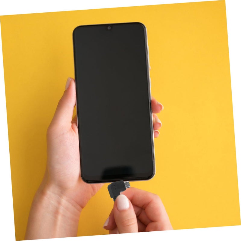 كابل جادبيبايارتي بزاوية قائمة USB 3 قطع للشحن السريع ونقل البيانات - Image 5