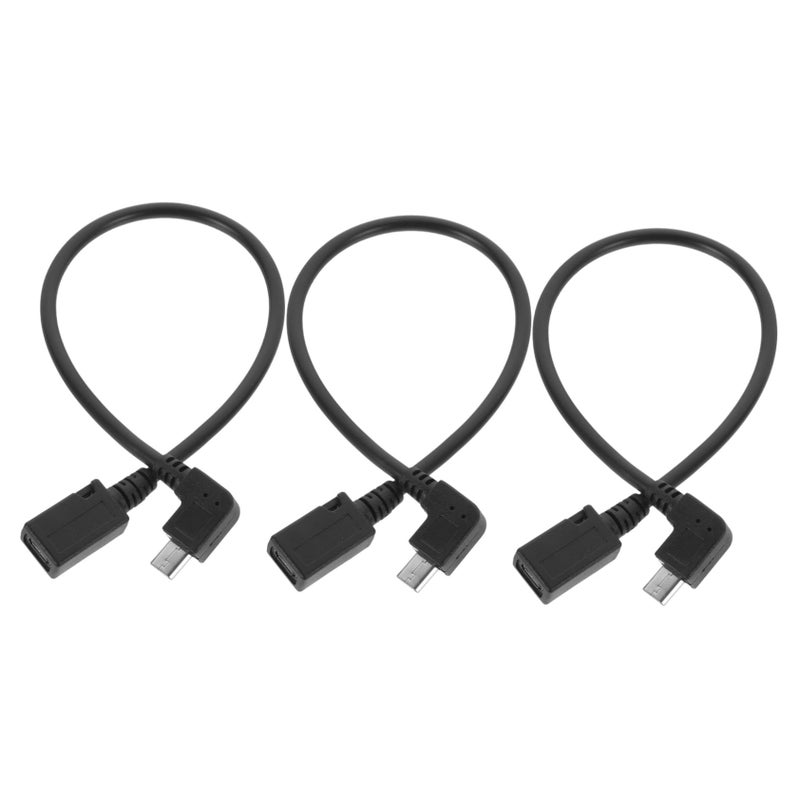 كابل جادبيبايارتي بزاوية قائمة USB 3 قطع للشحن السريع ونقل البيانات - Image 2