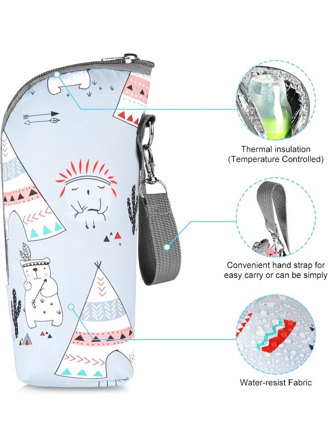 accmor حقائب تبريد زجاجات الأطفال من أكمور، حقيبة تبريد معزولة لحليب الأم، حقيبة تبريد وتسخين زجاجات للامهات المرضعات للسفر ورعاية الأطفال - Image 4