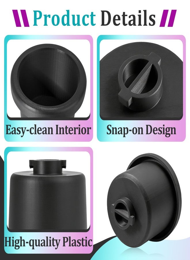 Joworthy 2 Pcs Cup Holder Replacements Compatible with Britax One4Life Car Seats, Single Cup Holder for Child Car Seats, Dishwasher Safe, Easy Snap Installation Durable(Black) - Image 5