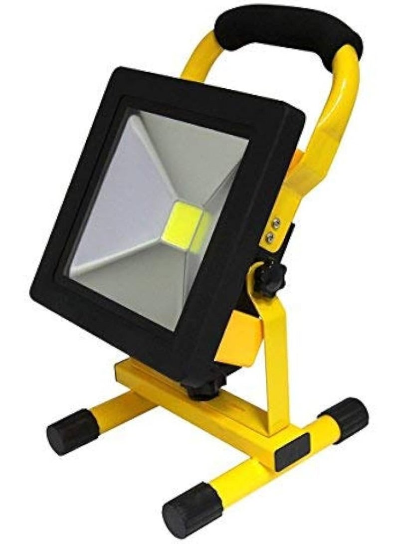 Portable LED Work Flood Light Black/White/Yellow - Image 1