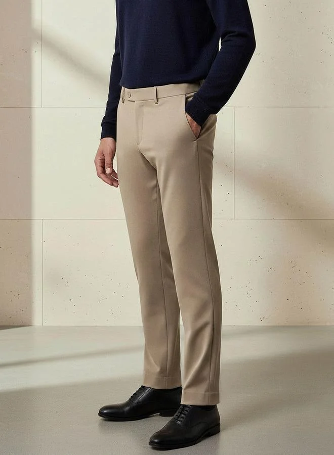 Splash FAV Slim Fit Flexi Waist Trousers