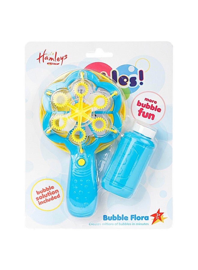 Hamleys Bubble Flora Bubble Play Toys with Bubble Solution for Kids Age 3Y+, Blue - Image 1