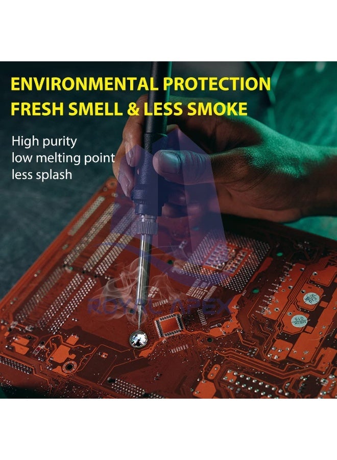 Royal Apex Lead-Free Soldering Wire With Rosin Core For Electrical Repairs, Diy, And Component Soldering (1.5Mm) - Image 4