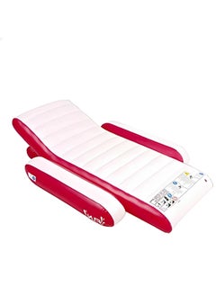 Fun White and Red PVC Inflatable Pool Float, Size: Standard  - Image 1