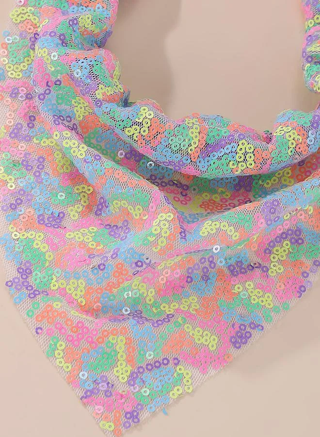 تايك تو Sequin Triangle Headband