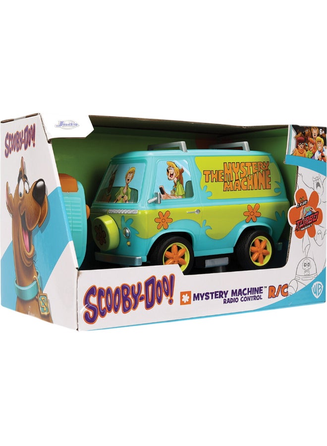 Jada Scooby-Doo Mystery Machine RC Vehicle (1:16, Blue/Green/Orange) - Image 1