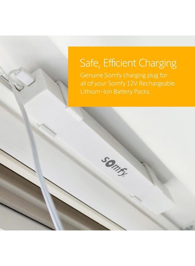Somfy Charger for V2 Wirefree Motors – Powers External Battery Pack – Compatible with Sonesse 30/40 & Altus 28 – 3-Pin Connector – LED Indicator – 6-Foot Cable – #9025166 - Image 4