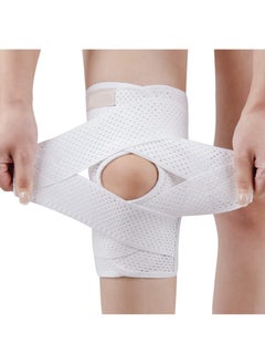 Sweet seven Knee Brace for Meniscal Tear Knee Pain, ACL & MCL Injuries - Adjustable Support for Arthritis Recovery - Breathable & Stabilizing for Men and Women（White）  - Image 3