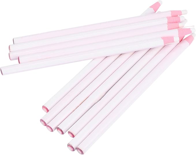 White Peel Off Grease Pencil For Sewing Crafts Multi Purpose Wax Marker Easy Thread Trimming - Image 1
