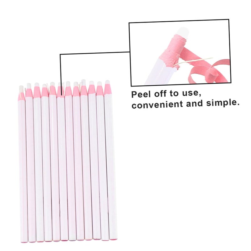 White Peel Off Grease Pencil For Sewing Crafts Multi Purpose Wax Marker Easy Thread Trimming - Image 4