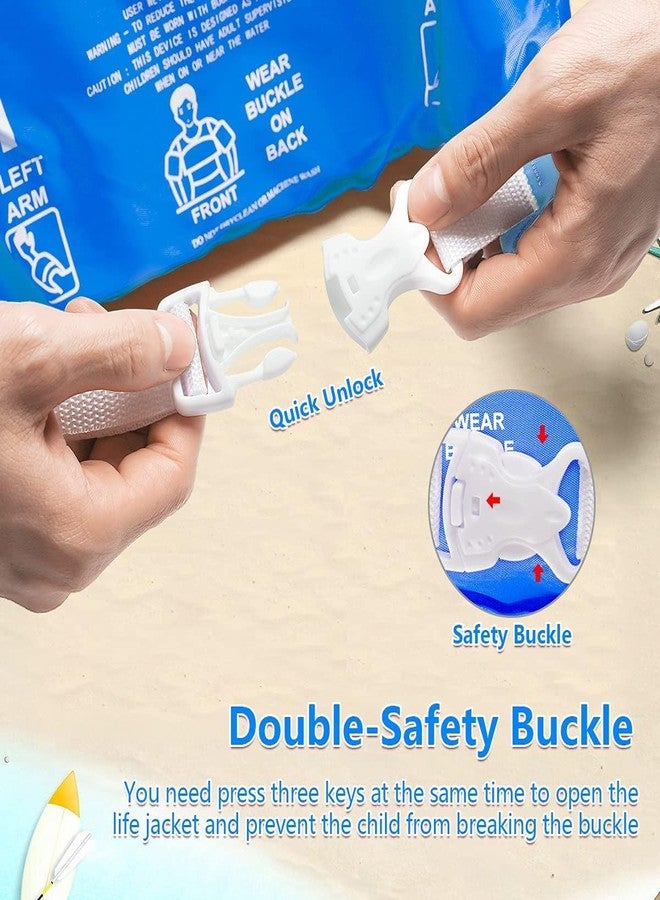 AmazeFan Kids Swim Life Jacket Vest for Swimming Pool, Swim Aid Floats, Toddler Swim Vest with Storage Bag,Suitable for 30-50 lbs Infant/Baby/Toddler,Children/Sea/Beach - Image 3