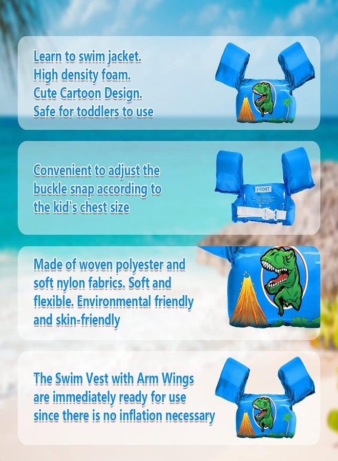 AmazeFan Kids Swim Life Jacket Vest for Swimming Pool, Swim Aid Floats, Toddler Swim Vest with Storage Bag,Suitable for 30-50 lbs Infant/Baby/Toddler,Children/Sea/Beach - Image 4