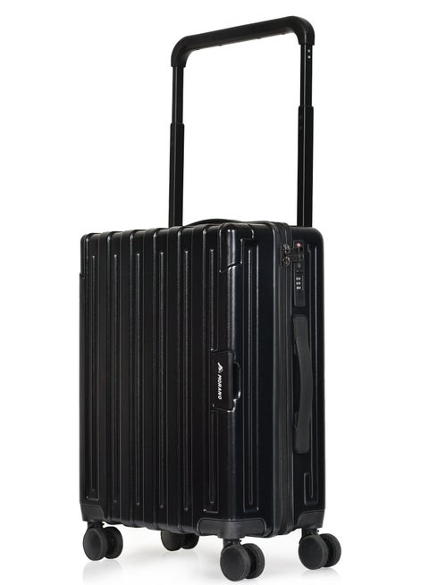 Lightweight modern Morano travel bag made of hard ABS material Black Size: 37 cm*22 cm*48 cm