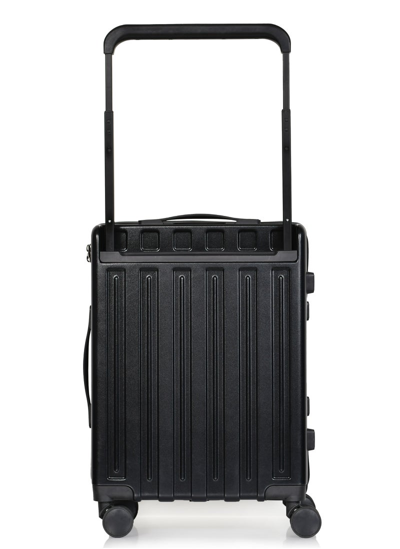 MORANO Lightweight modern Morano travel bag made of hard ABS material Black Size: 37 cm*22 cm*48 cm  - Image 4
