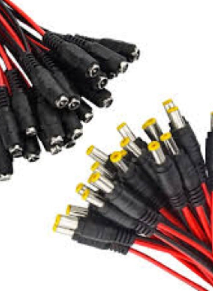 KNP DC Pigtail Cable Adapter with a Female Connector is a Convenient and Reliable Accessory Designed for Connecting DC Powered Devices to Power Sources. - Image 1