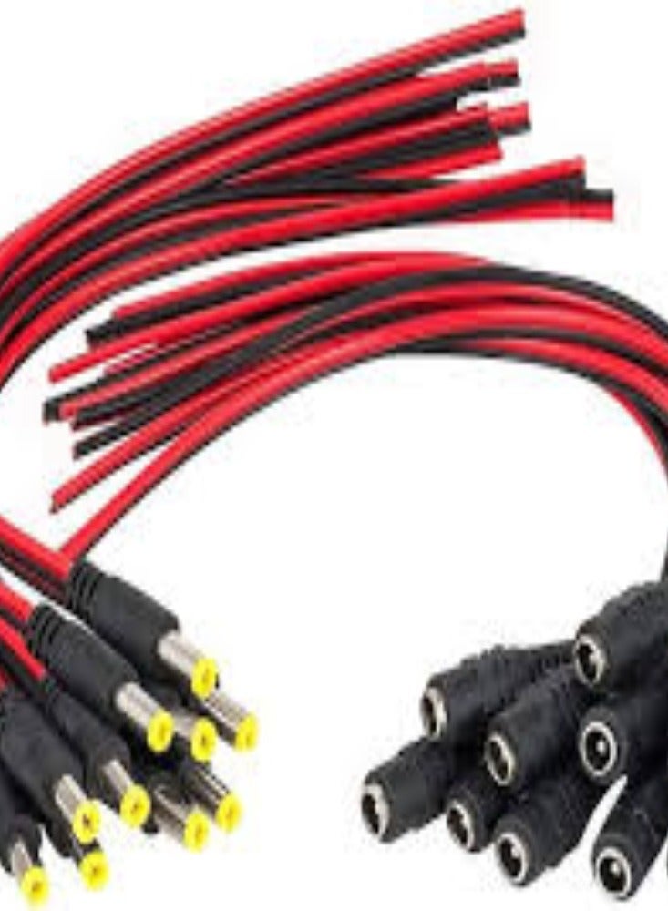 KNP DC Pigtail Cable Adapter with a Female Connector is a Convenient and Reliable Accessory Designed for Connecting DC Powered Devices to Power Sources. - Image 2